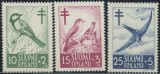 Finlanda 1952 - Păsări, fauna, serie neuzata