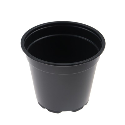 Ghiveci pentru rasad, polipropilena, rotund, negru, 13 x 10 cm foto