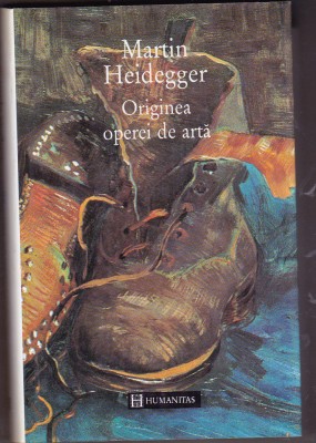 bnk ant Martin Heidegger - Originea operei de arta foto