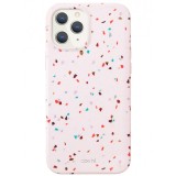 Husa TPU UNIQ COEHL TERRAZZO pentru Apple iPhone 12 Pro Max, Roz