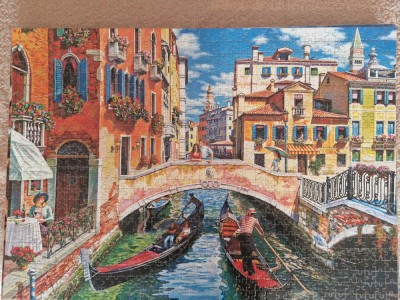 Puzzle Trefl 1000 piese Veneția ideal tablou sau decor foto