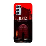 Husa compatibila cu Oppo A55, Viceversa, model Raccoon Police, Silicon, TPU, Transparent, Carcasa