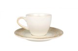 Bonna Patera - Ce&Egrave;ti de espresso &Egrave;i farfurie - 80.0 cc - Por&Aring;&pound;elan - 6er set