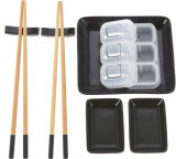 Cumpara ieftin Set 8 piese pentru sushi Excellent Houseware, portelan, alb