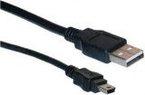 CABLU alimentare si date LOGILINK, pt. smartphone, USB 2.0 (T) la Mini-USB 2.0 (T), 1.8m, negru, &quot;CU0014&quot; (timbru verde 0.08 lei)