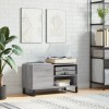 VidaXL Dulap pentru discuri gri sonoma 85x38x48 cm lemn prelucrat 831714