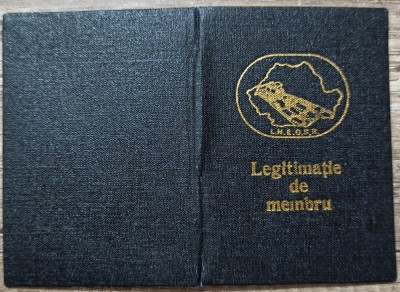 Legitimatie de membru Liga Nationala a Expropriatilor 1990 foto