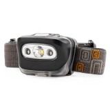 Lanterna frontala LED COB 3W cu acumulator 1200mA, 3 moduri de iluminare, 180 lm, IPX4, autonomie peste 4 ore, raza 130 m, AMiO