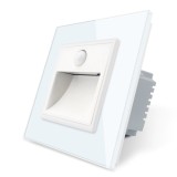 Cumpara ieftin Lampa de veghe LED Livolo cu rama din sticla, Senzor miscare incorporat SmartElectro IntelligentHouse