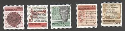 Faroe 1981 Music, MNH AJ.071 foto