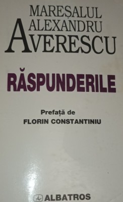 MARESALUL AVERESCU RASPUNDERILE foto