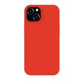 Husa compatibila cu apple iphone 14, matte efect, camera ultra safe, htpmag, rosu