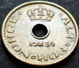 Cumpara ieftin Moneda istorica 10 ORE - NORVEGIA, anul 1939 * cod 2304, Europa