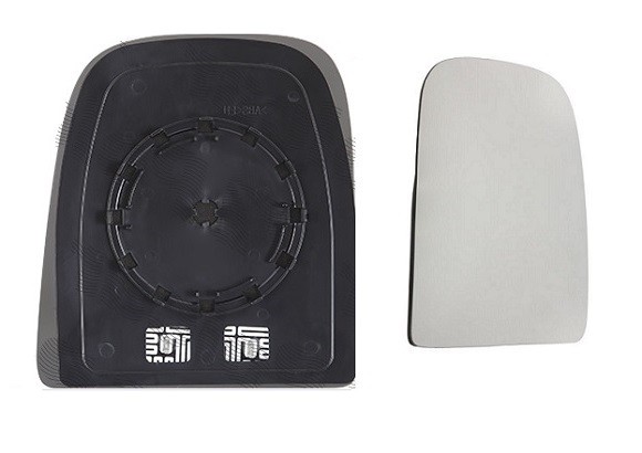 Geam oglinda exterioara cu suport fixare Iveco Daily, 05.2006-07.2014, Dreapta, incalzita; geam convex; cromat; superior; doar pentru oglinzi View Ma
