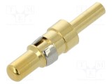 Pin tată cupru aurit 20AWG-16AWG 10A CONEC