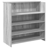 Cumpara ieftin Birou de receptie Gri Sonoma 100x50x103,5 cm Lemn prelucrat