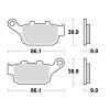 Placute Frana Spate Moto Sinter TRW MX_NEW 7875362MA Honda CB CBR NC X-ADV Kawasaki Z Suzuki DL GSX SV SFV 250 300 650 750 800