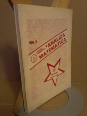 Andrei Vernescu - Analiza matematica (vol. 2) foto