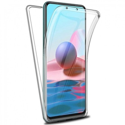 Husa 360 compatibila cu Samsung Galaxy S22 Plus, V2 Transparent fata+spate foto