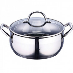 Oala din inox cu capac Gourmet Bergner BG6530 4.5L foto