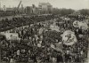 1 Mai 1965 Foto mare demonstratie 18x13 cm Bucuresti / Aviatorilor Ceausescu Dej