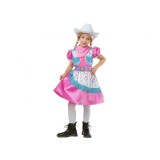 Costum carnaval Elegant Cowgirl pentru copii, marime 120/130 cm ( 6-8 ani)