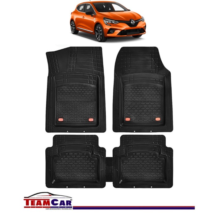 Covorașe Auto TeamCar&reg; Tip Tăviță Compatibile Renault Clio V (2019+) - Hatchback