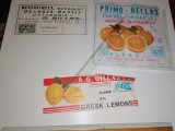 Cumpara ieftin LOT 3 AMBALAJ / ETICHETA VECHI CITRICE - MERCURIMPEX ROMANIA