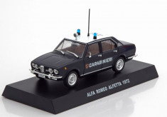 Macheta Alfa Romeo Alfetta 1972 Carabinieri - Altaya 1/43 foto