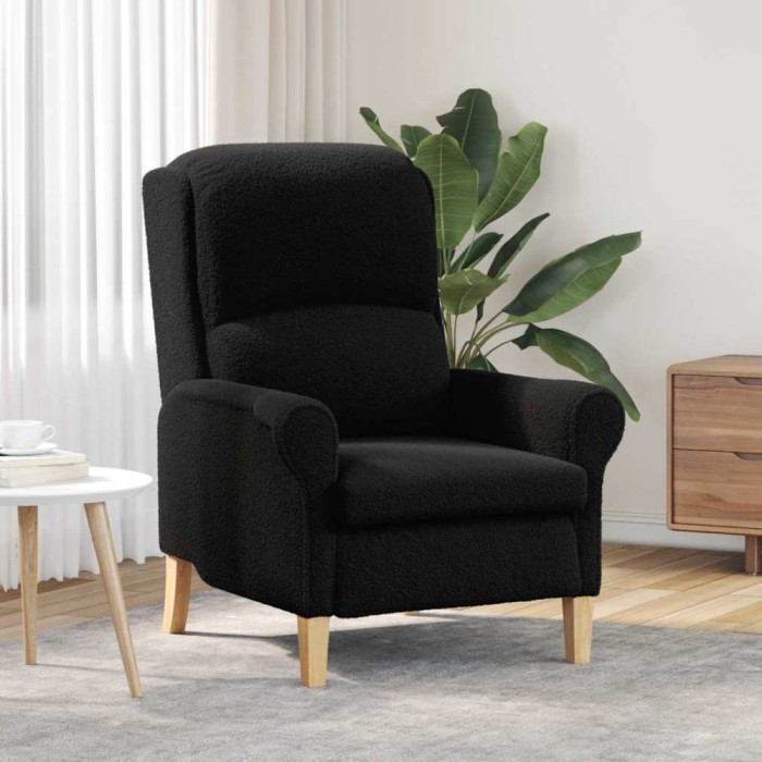 vidaXL fotoliu Negru 76 x 94 x 102 cm 42009855