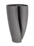 Cumpara ieftin Vaza flori ceramica gri Maeli 20x23x33.5 cm