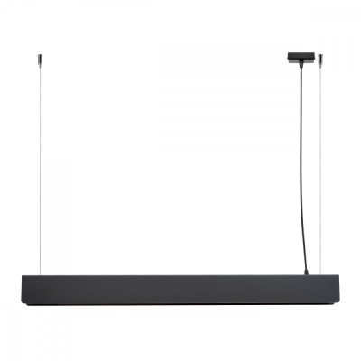 Lampă Suspendată Spark Negru Oțel 1 Bec Geometric Modern De Interior. foto