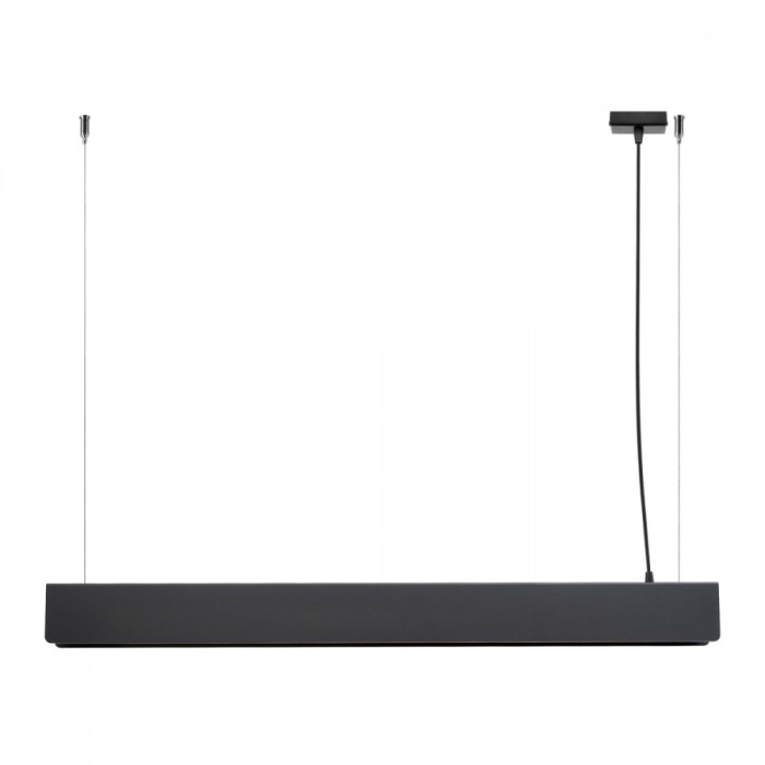 Lampă Suspendată Spark Negru Oțel 1 Bec Geometric Modern De Interior.