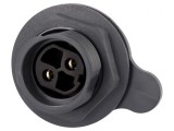 Conector Circular Soclu Mamă 2 Pin Nichelat Buccaneer 7000