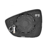 Geam oglinda exterioara cu suport fixare Ford Focus, 04.2018-, partea Dreapta, incalzit; sticla asferica; geam cromat, Aftermarket