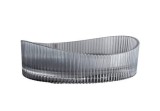 Lavoar sticla SanDonna Gala Grey GL35G Gri, 510x355x150 mm
