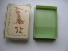 Joc vechi comunist/epoca de aur/vintage-Calusarul (32 de carti+cutia originala) foto
