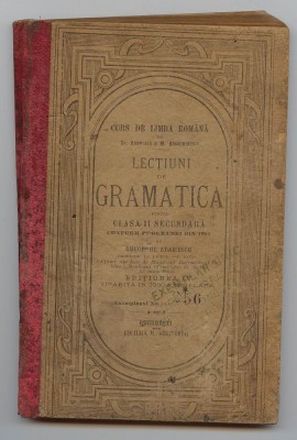 Gh. Adamescu Lecțiuni de gramatică foto