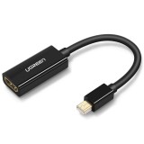 Cumpara ieftin Convertor Mini DP la HDMI 1060P@60Hz, 25cm - Ugreen (10461) - Black