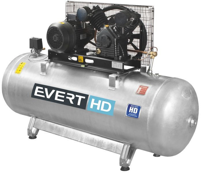 Compresor Aer Evert 500L, 400V, 5,5kW EVERTHD75-500-900
