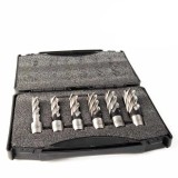 Set 6 carote 12mm 14mm 16mm 18mm 20mm 22mm, lungime 50mm + ax centrare Evolution