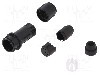 Conector circular, tata, 10 pini, BULGIN - PXP4011/10P/6570