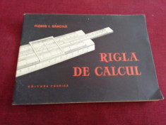 FLORIN I BANCILA - RIGLA DE CALCUL 1957 foto