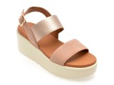 Sandale GEOX nude, D45M1A, din piele intoarsa