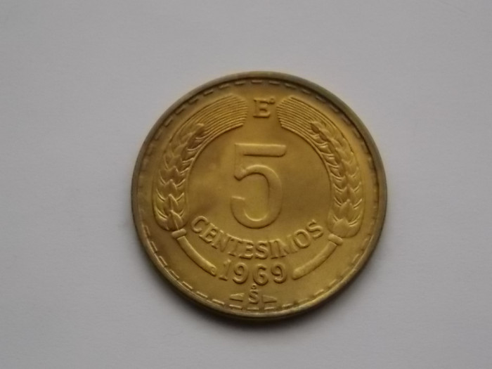 5 CENTESIMOS 1969 CHILE