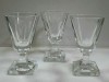 3 pahare Art Deco, Bohemia, Secol 20