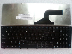 Tastatura Laptop Asus Seria N N53 Neagra Us/Uk foto