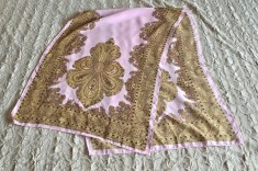 ESARFA LUNGA VINTAGE DIN MATERIAL SINTETIC