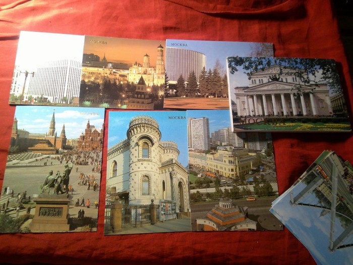 Carnet 18 Ilustrate Moscova 1990