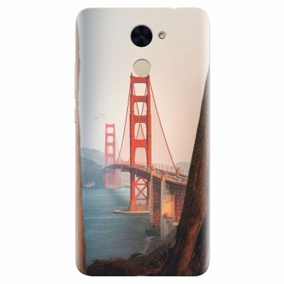 Husa silicon pentru Huawei Enjoy 7 Plus, Bridge foto